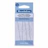 Металлическая гибкая нить-игла с петелькой - "Collapsible Eye Needles" (Beadalon, USA), в упаковке 4 иглы  длиной 6.4 см