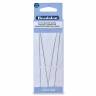Металлическая нить-игла  с петлей "Big Eye Beading Needle"  11.6 см (Beadalon, USA) цена за упаковку