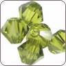 3мм биконусы Swarovski, цвет Olivine