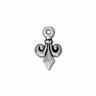 Подвеска "Fleur de Lis" покрытие-античное серебро 999 пробы 