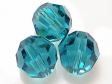 6мм Круглая бусина Swarovski, цвет Blue Zircon                