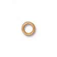 Колечко открытое позолоченное (Gold Plated)  5мм, цена за 5 штук